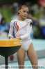 Daniela Sofronie chalking up for bars - 2004 Athens Summer Olympics