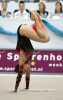 Livbov Charkashyna handstand holding ball with legs - Deventer Grand Prix 2006 Rhythmic Gymnastics