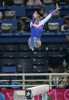 Liudmilla Ezhova beam split leap - 2004 Athens Summer Olympics