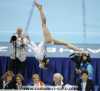 Daniela Sofronie beam back aerial - 2004 Athens Summer Olympics