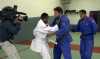 Vern Glenn learning judo grappling with Sensei Pat Barre, KRON 4 News Taping - January 2004