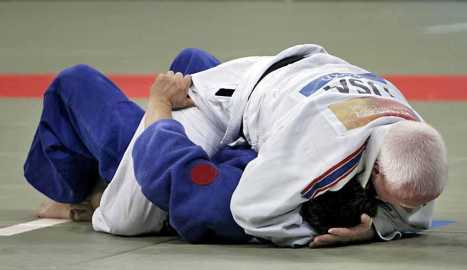 Scott Moore, osaekomi - 2004 Athens Paralympics  - Judo