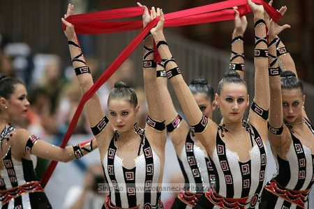 Russian group ribbons - Deventer Grand Prix 2006 Rhythmic Gymnastics