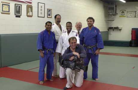 Judo athletes with Vern Glenn, KRON 4 News Taping - January 2004