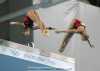 Natalia Goncharova and Julia Koltunova Russia - 2004 Olympics Synchronized Diving 10m platform